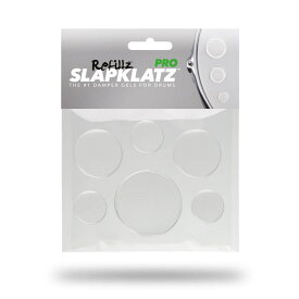 SlapKlatz Pro Refillz Drum Dampeners - GEL Clear SlapKlatz (新品)