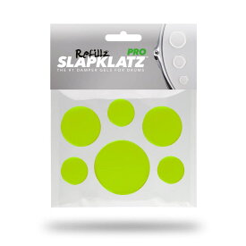SlapKlatz Pro Refillz Drum Dampeners - GEL Alien Green SlapKlatz (新品)