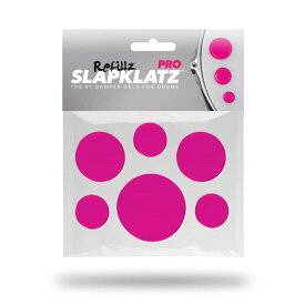 SlapKlatz Pro Refillz Drum Dampeners - GEL Pink SlapKlatz (新品)