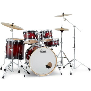 Decade Maple �X�^���_�[�h�T�C�Y �h�����t���Z�b�g w/SABIAN B8X �V���o���Z�b�g [DMP825S/C-D + B8X-PFSET]�y�J���[�F#261 Gloss Deep Red Burst�z�y�����񂹕i�z Pearl (�V�i)