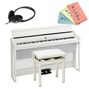 G1B Air WH(純正ピアノイス(PC-300WH)セット・お手入れクロス付)(ヘッドホン付属)(沖縄・離島別途見積り、代引不可) KORG (新品)