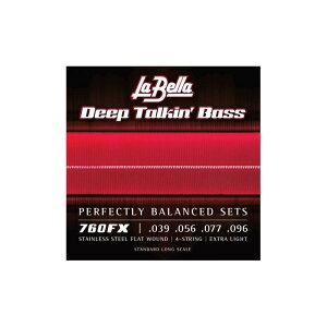 760FX / Flat Wound Stainless Steel Bass Strings La Bella (�V�i)