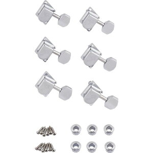 70S F STYLE STRATOCASTER/TELECASTER TUNING MACHINES CHROME(6) (0990822100) Fender USA (新品)