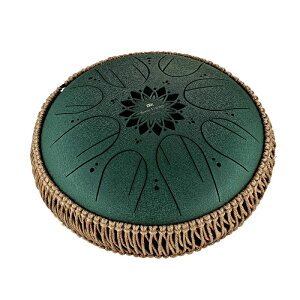 MOSTD4DG [Medium Octave Steel Tongue Drums 10'' / Dark Green - F# minor] MEINL (Vi)