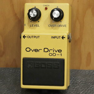 VINTAGE OD-1 Over Drive Black Screw '82 BOSS (Be[W gp)