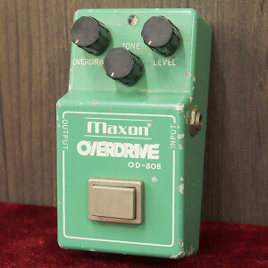 VINTAGE OD-808 Overdrive Large Case '80 MAXON (���B���e�[�W ���g�p������)