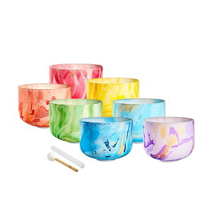 MCSBSETCHA [Marble Crystal Singing Bowls Chakra Set] MEINL (�V�i)