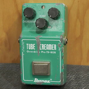 VINTAGE TS-808 Tube Screamer Overdrive Pro Large Case '80 Ibanez (���B���e�[�W ���g�p������)