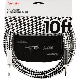 �y�V�y�퉞���Z�[���z PRO 10feet INSTRUMENT CABLE CHECKERBOARD (#0990810288) Fender USA (�V�i)