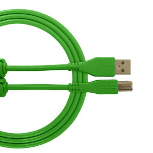 Ultimate Audio Cable USB 2.0 A-B Green Straight 1m UDG (Vi)