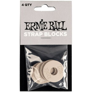 5625 STRAP BLOCKS 4PK - GRAY (4������) ERNIE BALL (�V�i)