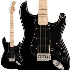 あす楽 Squier Sonic Stratocaster HSS (Black/Maple Fingerboard) Squier by Fender (新品)