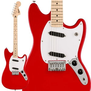 翌日配達 Squier Sonic Mustang (Torino Red/Maple Fingerboard) Squier by Fender (新品)