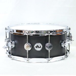 DRSO0614SSC107 [Collector's Pure Maple Snare Drum Standard Shell 14''×6'' - Ebony Satin Oil] dw (�V�i)