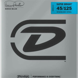 Marcus Miller Super Bright Bass Strings [DBMMS45125] Dunlop (Jim Dunlop) (�V�i)