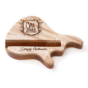 Wooden Phone Holder Figured Maple Limited #5 (Flame Maple / Mahogany) MAYONES (�V�i)
