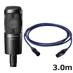 AT2035 �yPASSGO BLUE�}�C�N�P�[�u���Z�b�g(XLR-XLR)3.0m�z(�R���f���T�[�}�C�N)(�I�[�f�B�I�e�N�j�J) audio-technica (�V�i)