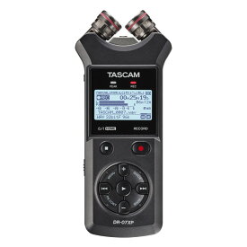 翌日配達 DR-07XP(可動式マイク搭載32ビットフロート録音対応ステレオポータブルレコーダー)(ハンディーレコーダー・USBオーディオインターフェース)(タスカム)(DR07XP) TASCAM (新品)