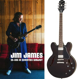 Jim James ES-335 (Seventies Walnut) 【特価】 Epiphone (アウトレット 新品特価)