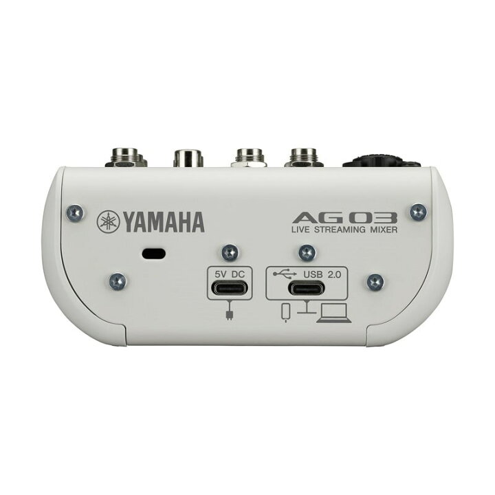 楽天市場】翌日配達 AG03MK2 W(ヤマハ)(USBミキサー)(配信用 