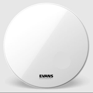 BD22RSW-NP [EQ3 Resonant Smooth White 22 / No Port / Bass Drum]�y1ply �C 7.5mil + 10mil ring�z EVANS (�V�i)