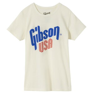 �����z�B �y�t���Z�[���z USA Women's Tee (Vintage White)�C (XL) [GA-TEEWM-USA-WHT-XL] Gibson (�V�i)