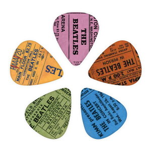 The Beatles 1964 Tour Ticket Stub Guitar Picks [1CWH4-10B11] D�fAddario (�V�i)