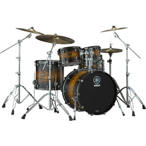 LIVE CUSTOM HYBRID OAK 4pc Drum Set [LHB2216UES + LHP6F3UES (BD22�CFT16�CTT12��10)/UZU �A�[�X�T���o�[�X�g] YAMAHA (�V�i)