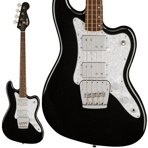 Paranormal Rascal Bass HH (Metallic Black/Laurel Fingerboard) ylグOiiz Squier by Fender (Vi)