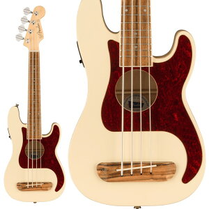 yב҂A\tz Fullerton Precision Bass Uke (Olympic White/Walnut Fingerboard) Fender Acoustics (Vi)