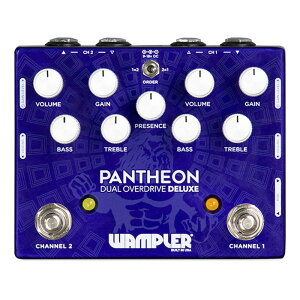 翌日配達 Pantheon Deluxe DUAL OVERDRIVE(ワンプラーペダル)オーバードライブ Wampler Pedals (新品)