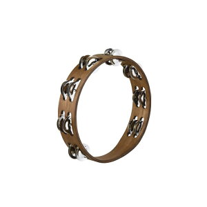 TA2WB [Traditional Wood Tambourines�C Stainless Steel Jingles 2 row] MEINL (�V�i)