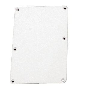 Tremolo Spring Cover Backplate with No Holes (White) [PG-0576-025] ALLPARTS (�V�i)