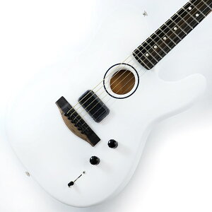 Limited Edition FINNEAS American Acoustasonic Telecaster (Satin Arctic White) Fender Acoustics (Vi)