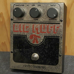 VINTAGE Big Muff Pi Version 3 OFF-ON Switch Black Line '77 Electro Harmonix (Be[W gp)