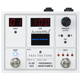 PA-1QB [PROGRAMMABLE ANALOG 10 BAND EQ/ベース用] Free The Tone (新品)