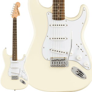 FSR Affinity Series Stratocaster White Pickguard (Olympic White / Laurel Fingerboard) Squier by Fender (Vi)