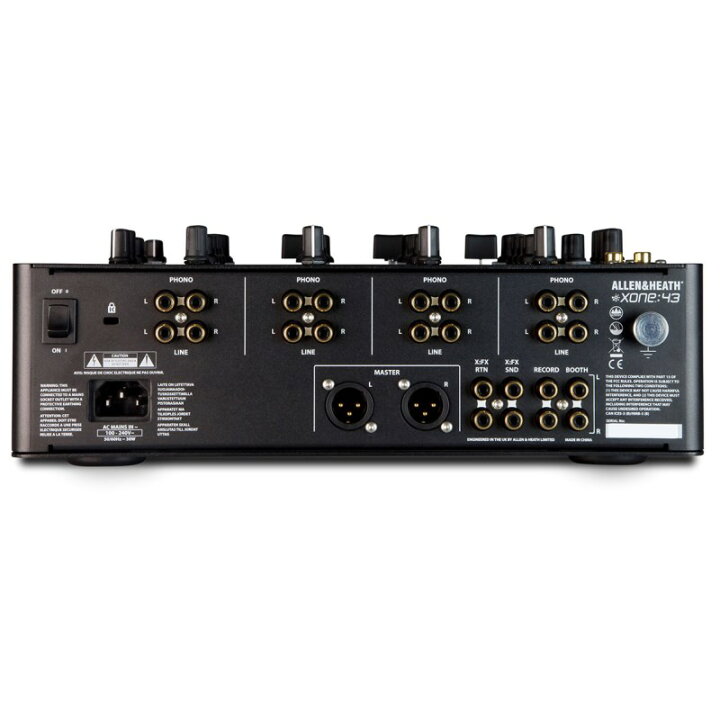 楽天市場】翌日配達 XONE:43 【4ch DJミキサー】 ALLEN&HEATH (新品  