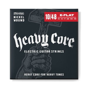 HEAVY CORE GUITAR STRINGS [HEAVY][DHCN1048] Dunlop (Jim Dunlop) (Vi)