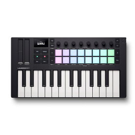 翌日配達 Launchkey Mini 25 Mk4(ノベーション)(ラウンチキー)(25鍵盤ミニ・USB・MIDIコントローラー)【ソフトシンセ PLAY無償DL対応】【Steinberg Cubase LE 14付属！】 NOVATION (新品)