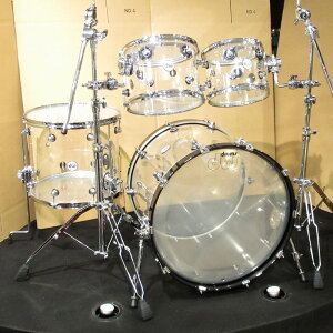 Design Series Acrylic 4pc Drum Kit [BD22�CFT16�CTT12&10] dw (�V�i)