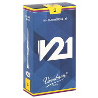 翌日配達 《硬さ：3》B♭クラリネット用リード バンドレン V21 【宅配便発送】【正規輸入品】 VANDOREN (…