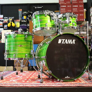 Starclassic Walnut/Birch 4pc Drum Kit - Lacquer Shamrock Oyster [WBS42S-LSO]�y�����񂹏��i�z TAMA (�V�i)