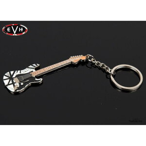 Guitar Keychains (Black & White 78) �L�[�`�F�[�� EVH (�V�i)