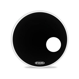 BD20RB [EQ3 Resonant Smooth Black 20 / Bass Drum]【1ply ， 7.5mil + 10mil ring】 EVANS (新品)