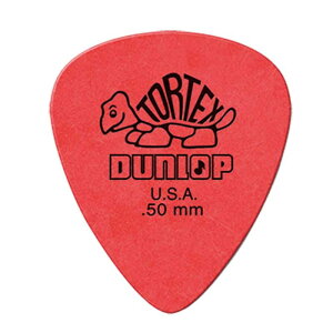 418R Tortex Standard Picks 0.50mm(Red) Dunlop (Jim Dunlop) (�V�i)