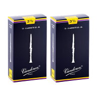 【2個セット】《硬さ：3-1/2》B♭クラリネット用リード バンドレン Traditional (青箱) 【宅配便発送】【…