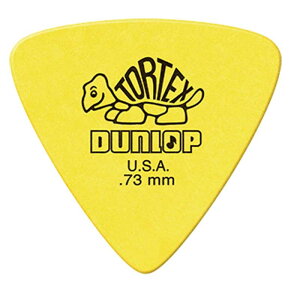 431R Tortex Triangle Picks 0.73mm (Yellow) Dunlop (Jim Dunlop) (Vi)