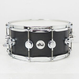 DRS06514SSC107 [Collector's Pure Maple Snare Drum Standard Shell 14×6.5 / Ebony Satin Oil] dw (�V�i)
