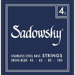 ELECTRIC BASS STRINGS Stainless Steel 4ST(45-105) SBS45/Blue Sadowsky (�V�i)